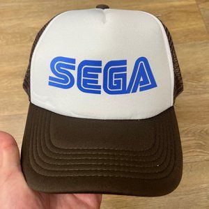 SEGA 80S 90S VINTAGE TRUCKER SNAPBACK CAP HAT NEW